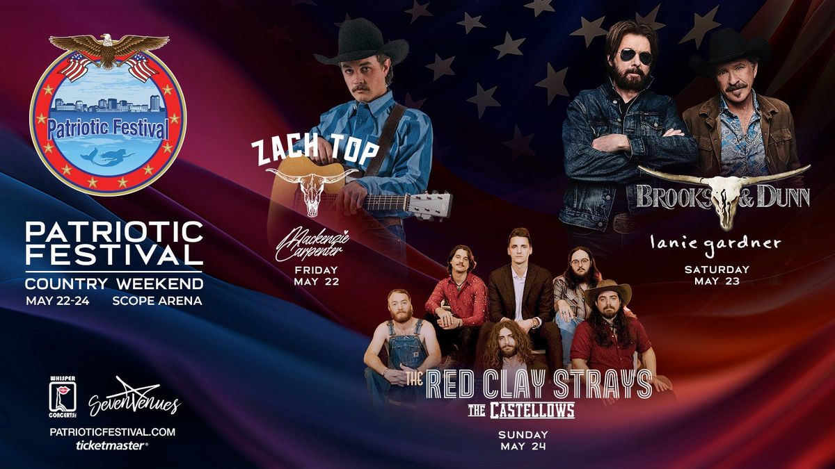 Patriotic Festival (Sunday Pass) with The Red Clay Strays