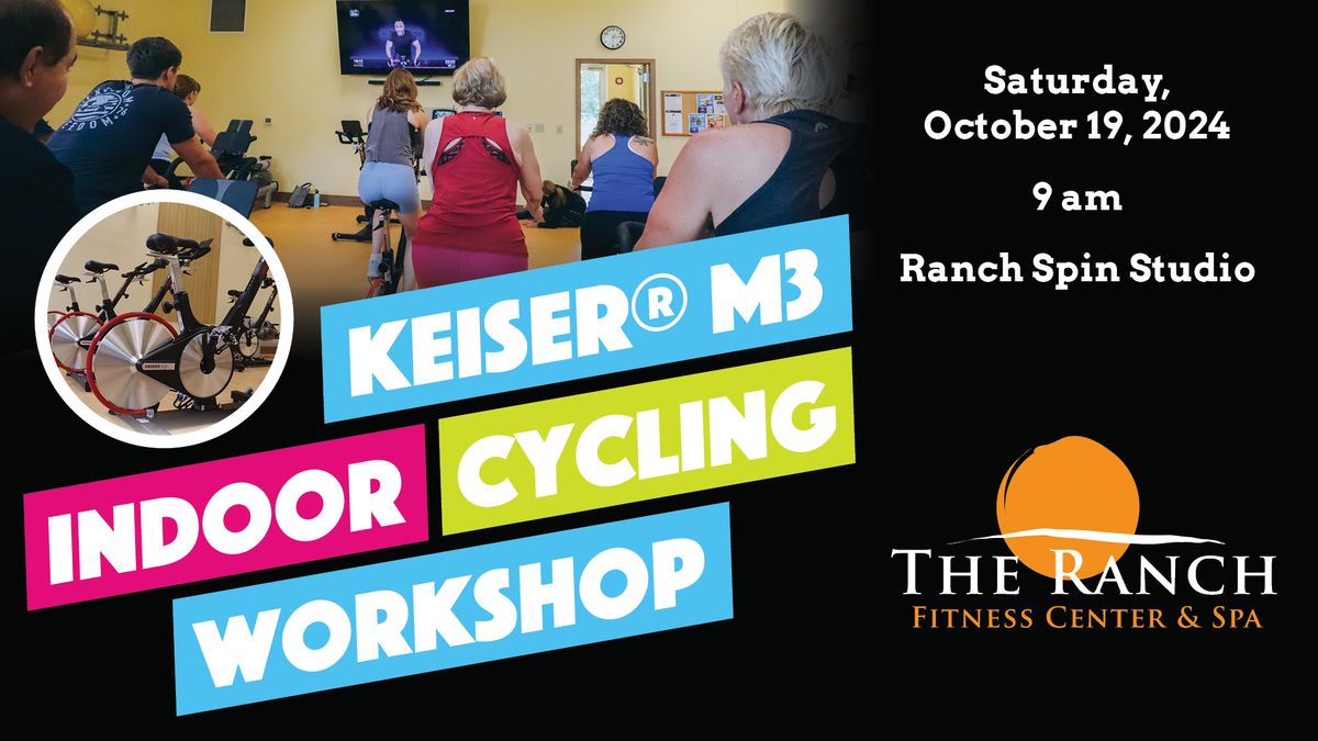 Keiser\u00ae M3 Indoor Cycling Workshop