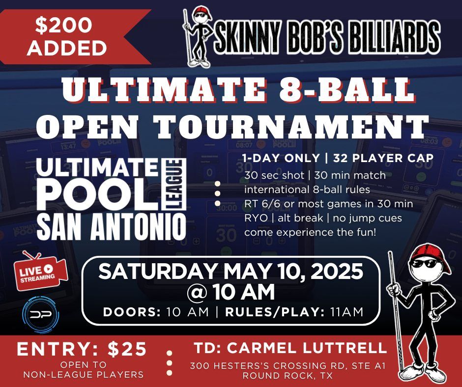 Ultimate 8-Ball Open Tournament