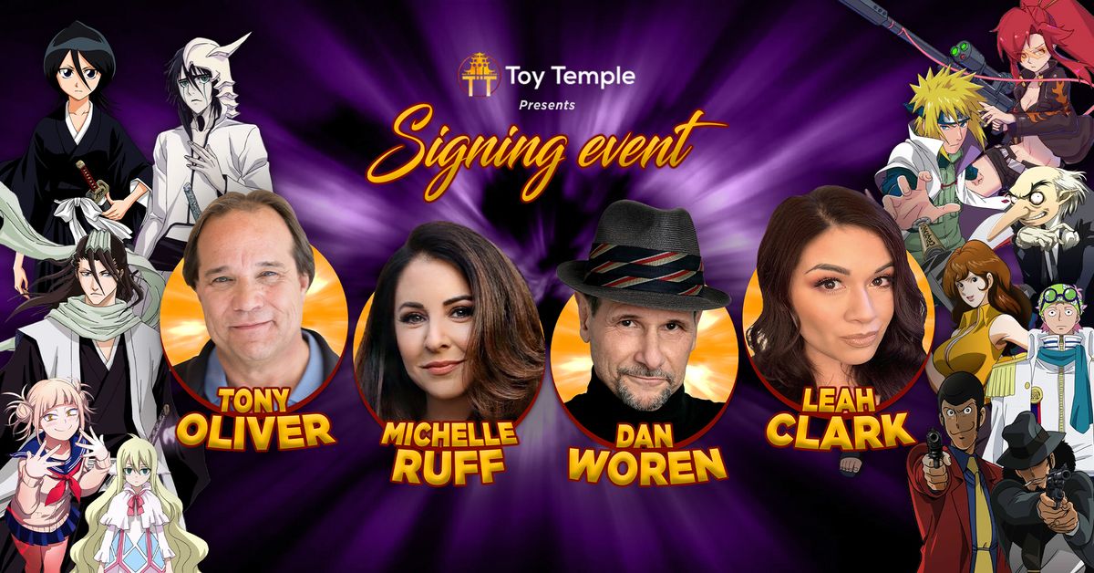 Signing Event with Tony, Michelle, Dan & Leah