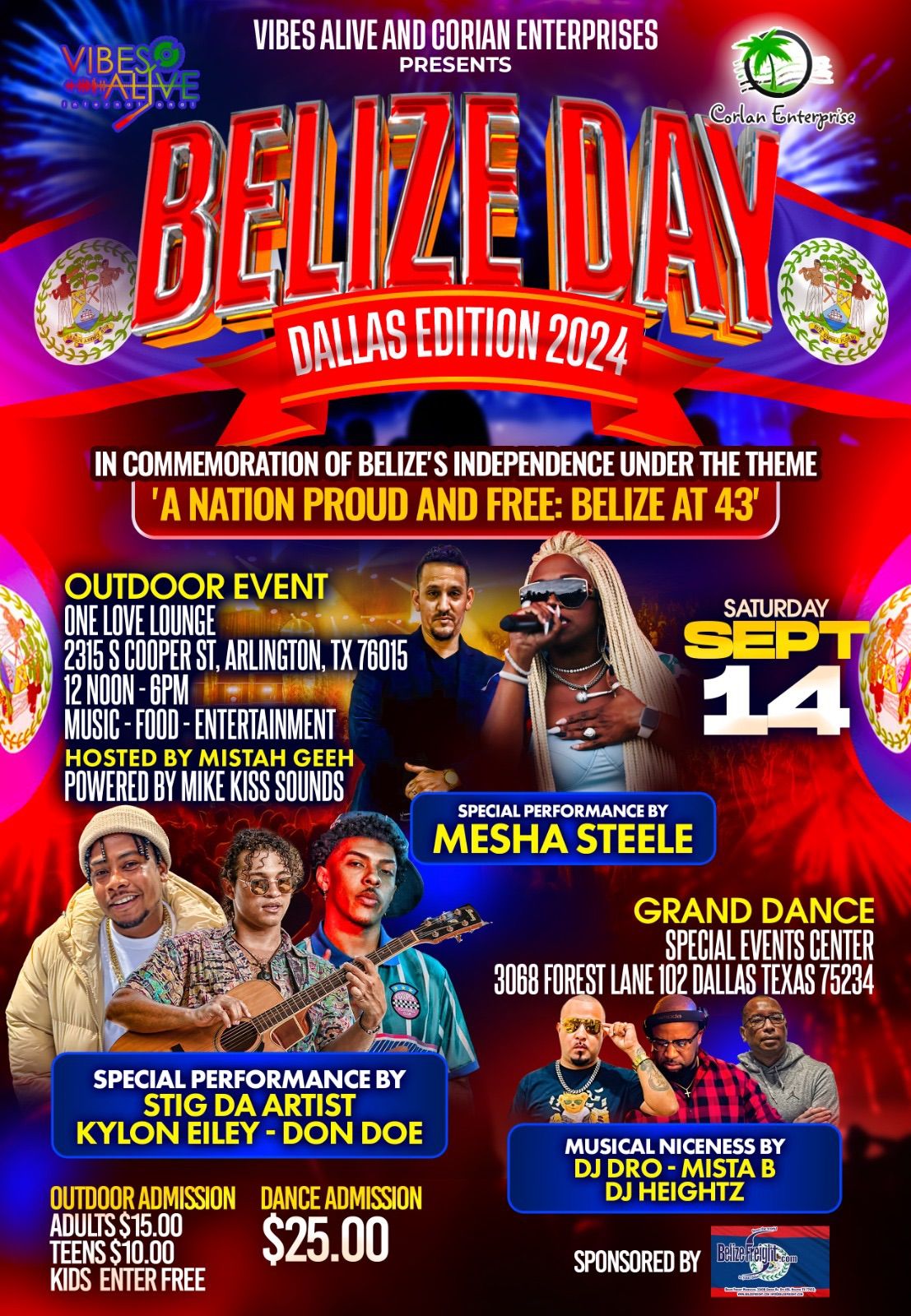 Belize Day [Dallas] 2024 , One Love Lounge Caribbean Restaurant ...