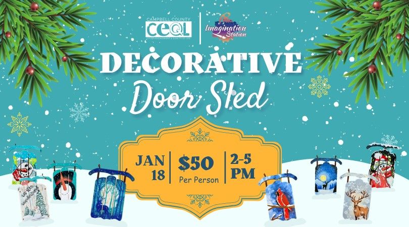 Decorative Wooden Door Sled Paint Class - Timbrook