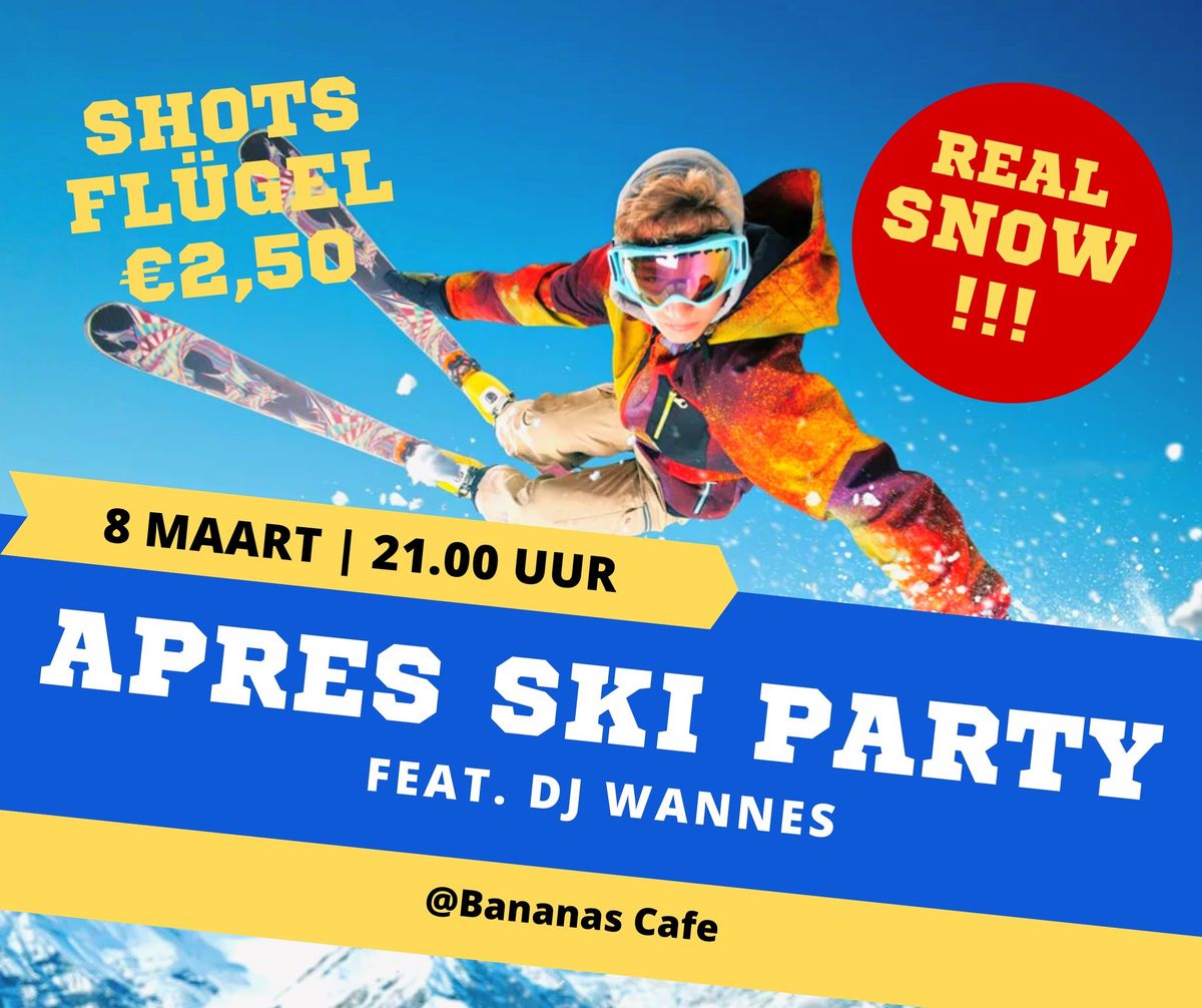 Apr\u00e8s-Ski Party met sneeuwkanon !