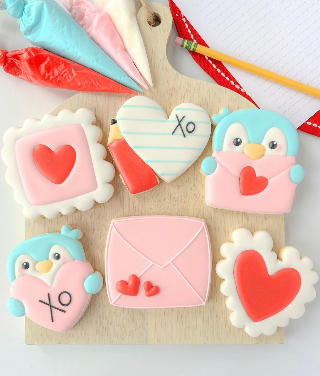 Penguin Love Letters Cookie Decorating Class