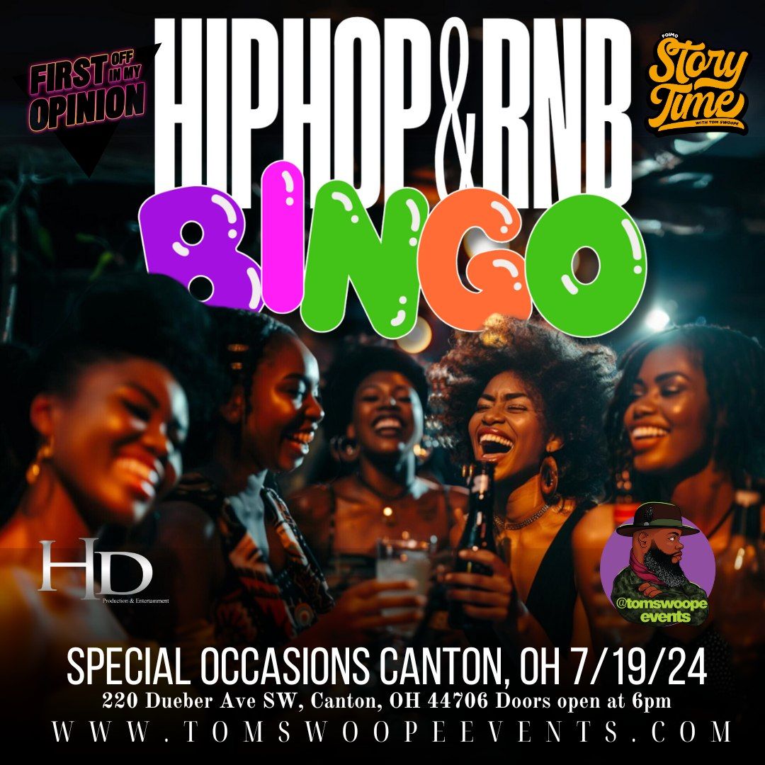 Hip Hop and R&B Bingo with Tom Swoope (Canton 7\/19\/24)