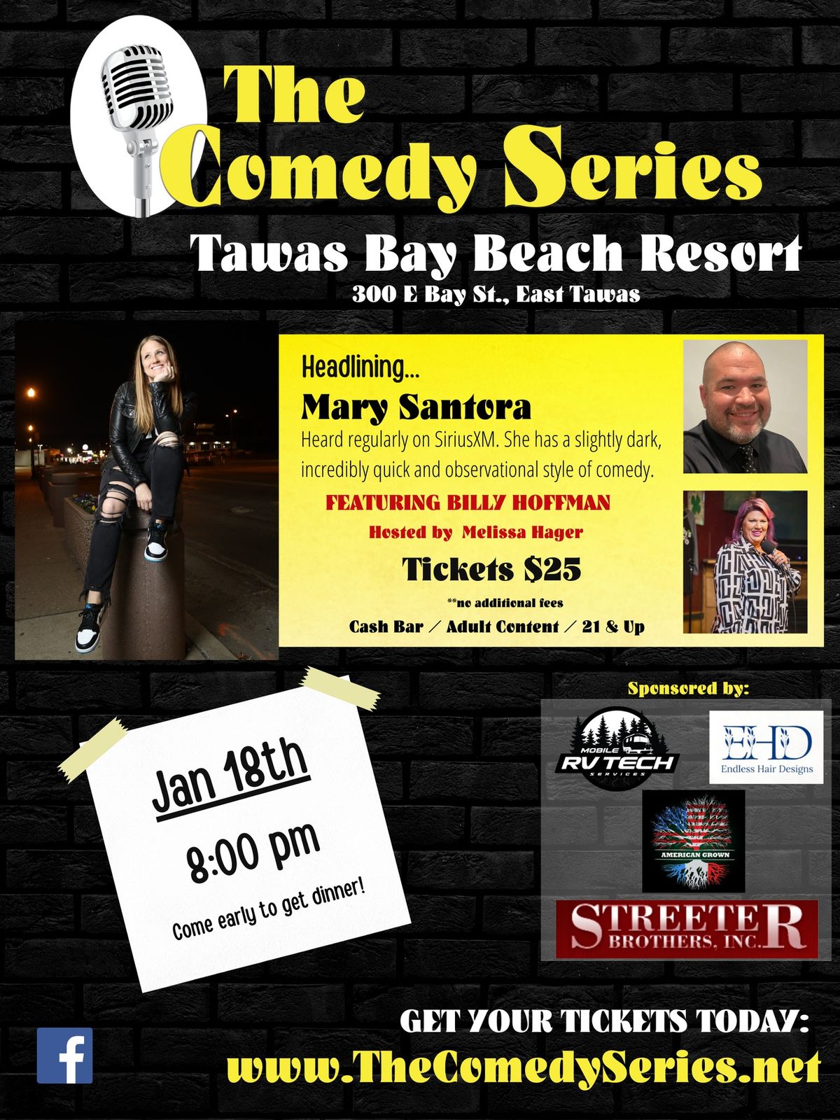 Comedy Show-Tawas Bay Beach Resort-East Tawas