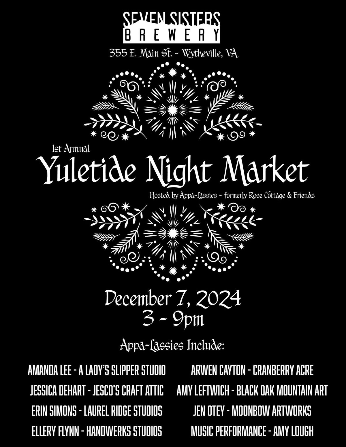 1st Annual Yuletide Night Market 