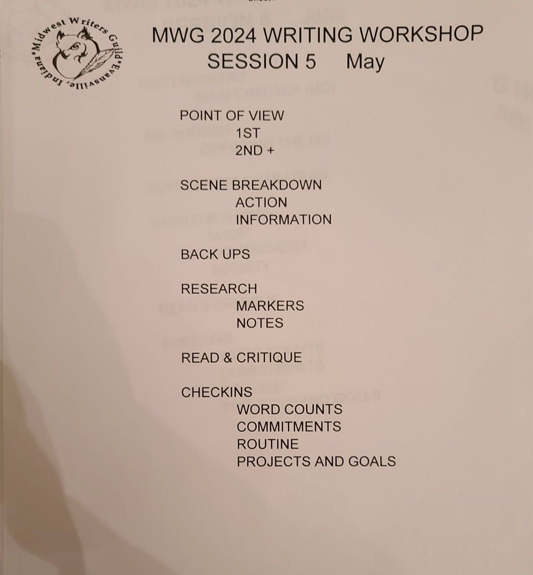 MWG Writing workshop session 5