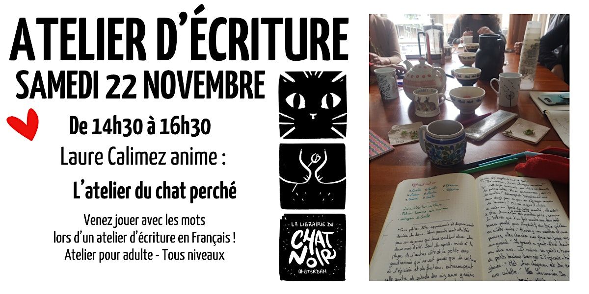 L\u2019atelier du chat perch\u00e9 (novembre)