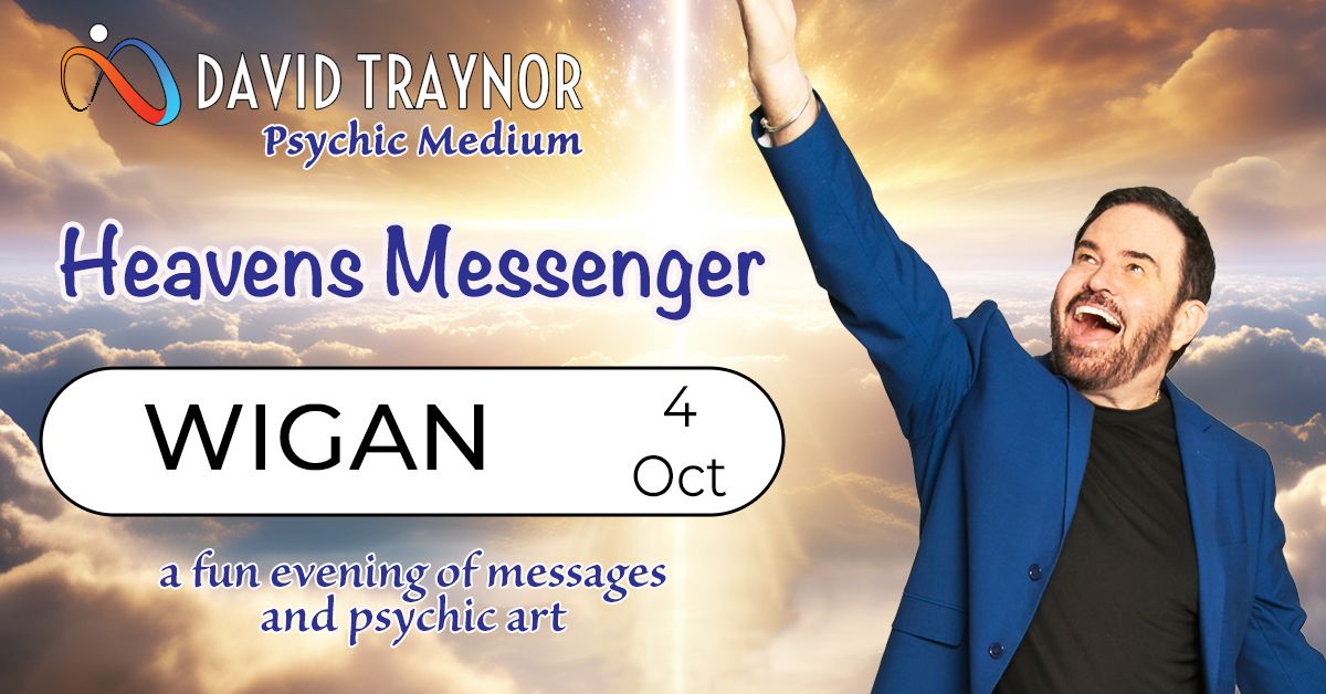 A fun evening of mediumship & psychic art in Wigan, Manchester with David Traynor.