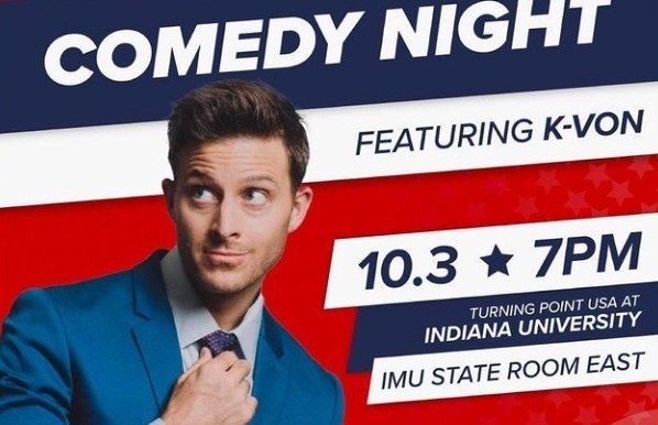 Comedian K-von at Indiana U 10\/3 - TurningPoint USA 