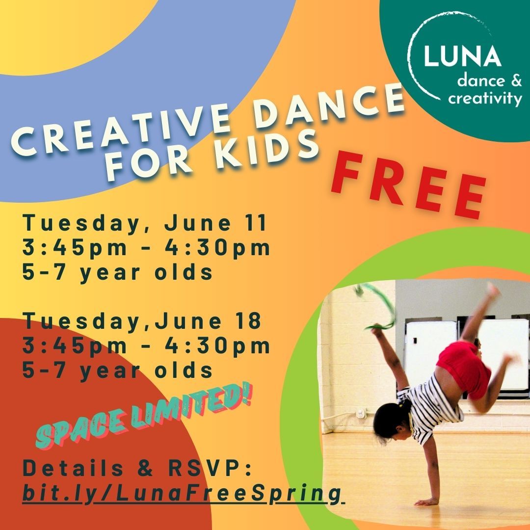 Free Creative Dance for 5-7 year olds