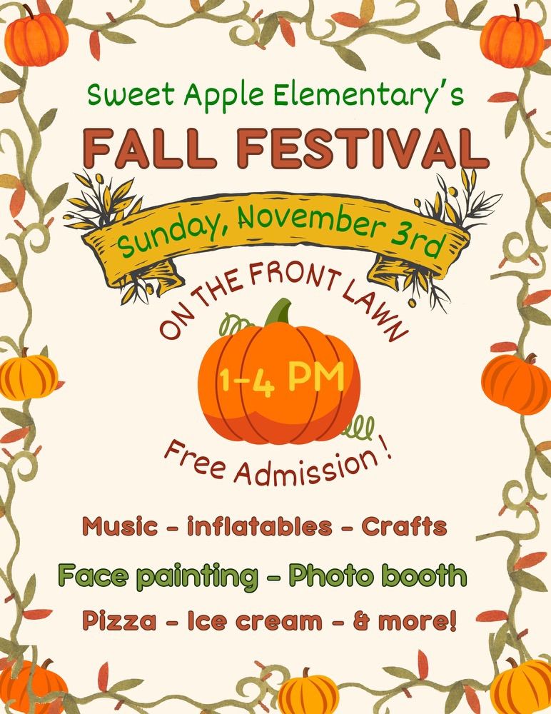 Sweet Apple Elementary School Fall Festival