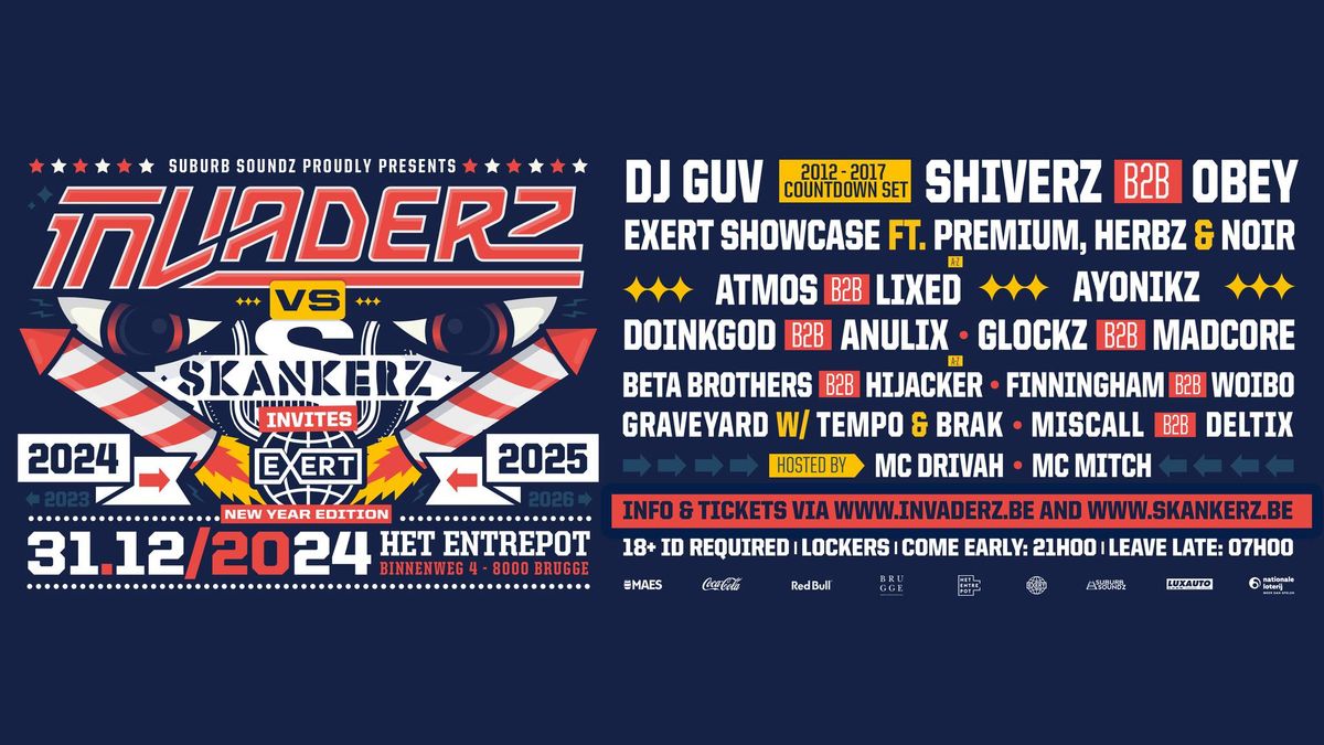 INVADERZ vs SKANKERZ NYE