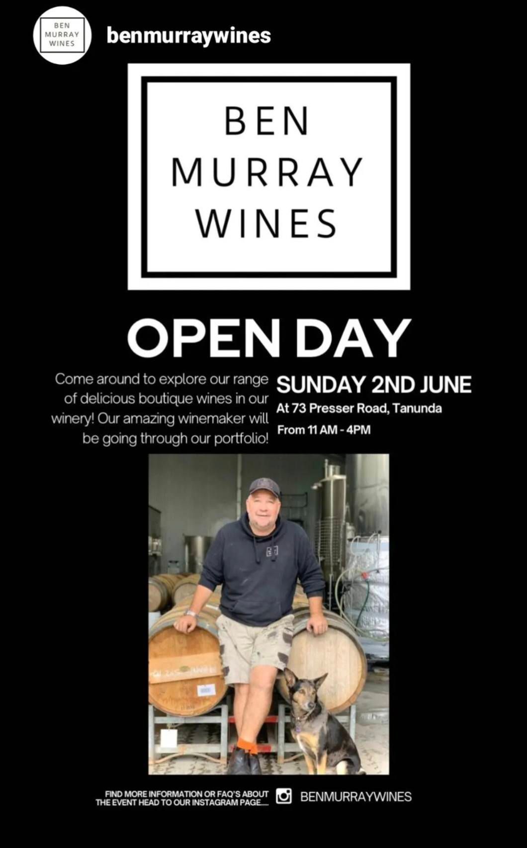 Winery Door Open Sunday