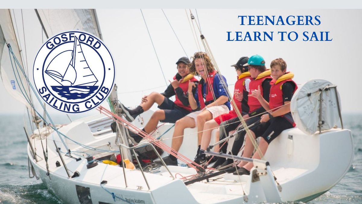 Teenagers Learn to Sail School Holiday Course