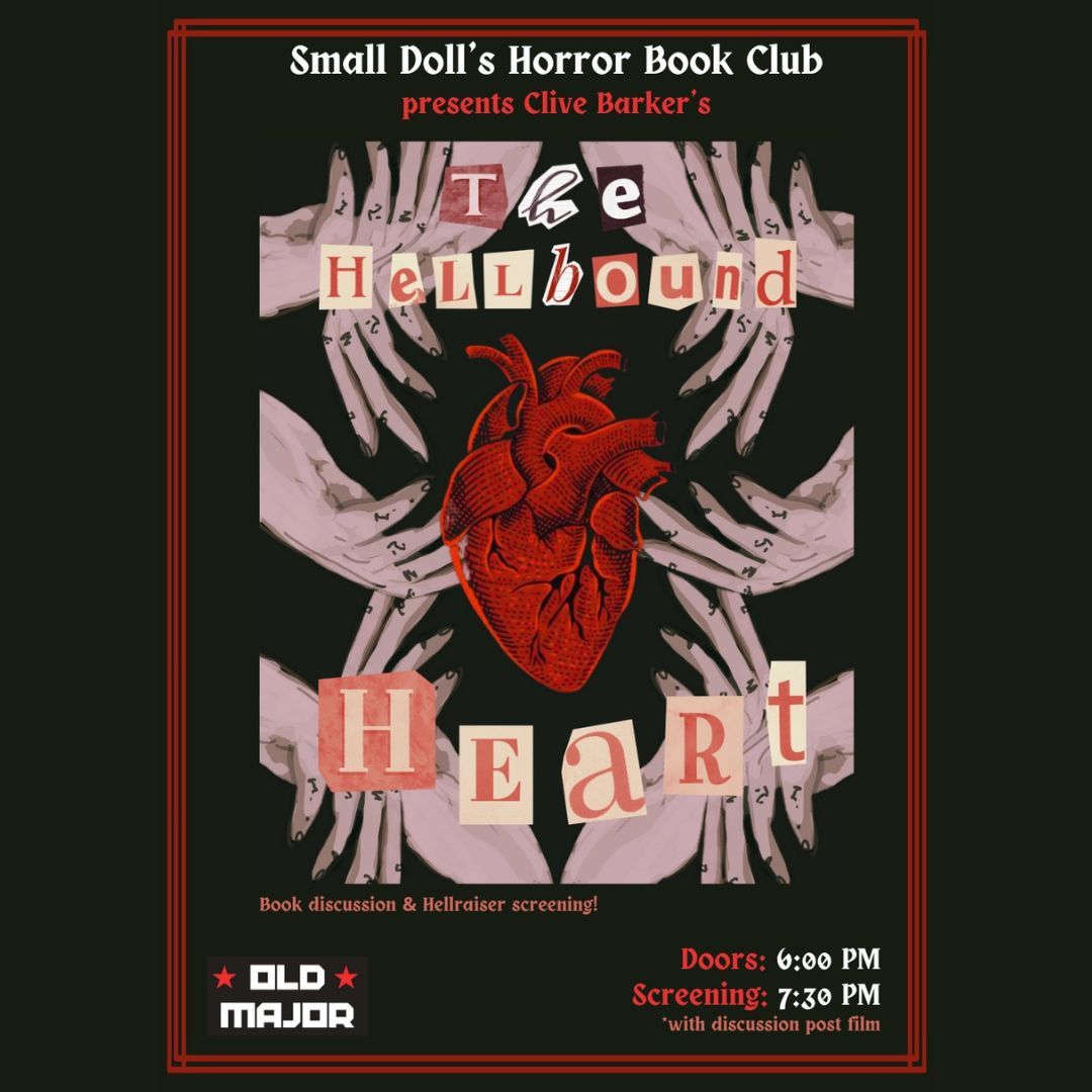 Wretched Reads Horror Book Club Discussion + Film (The Hellbound Heart + Hellraiser)