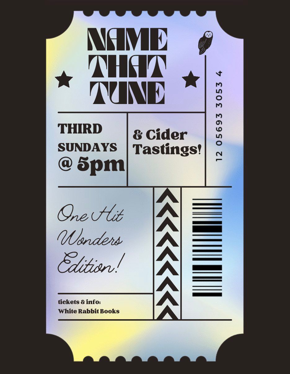 Name that Tune & Cider Tasting - Second Sundays @ 5pm