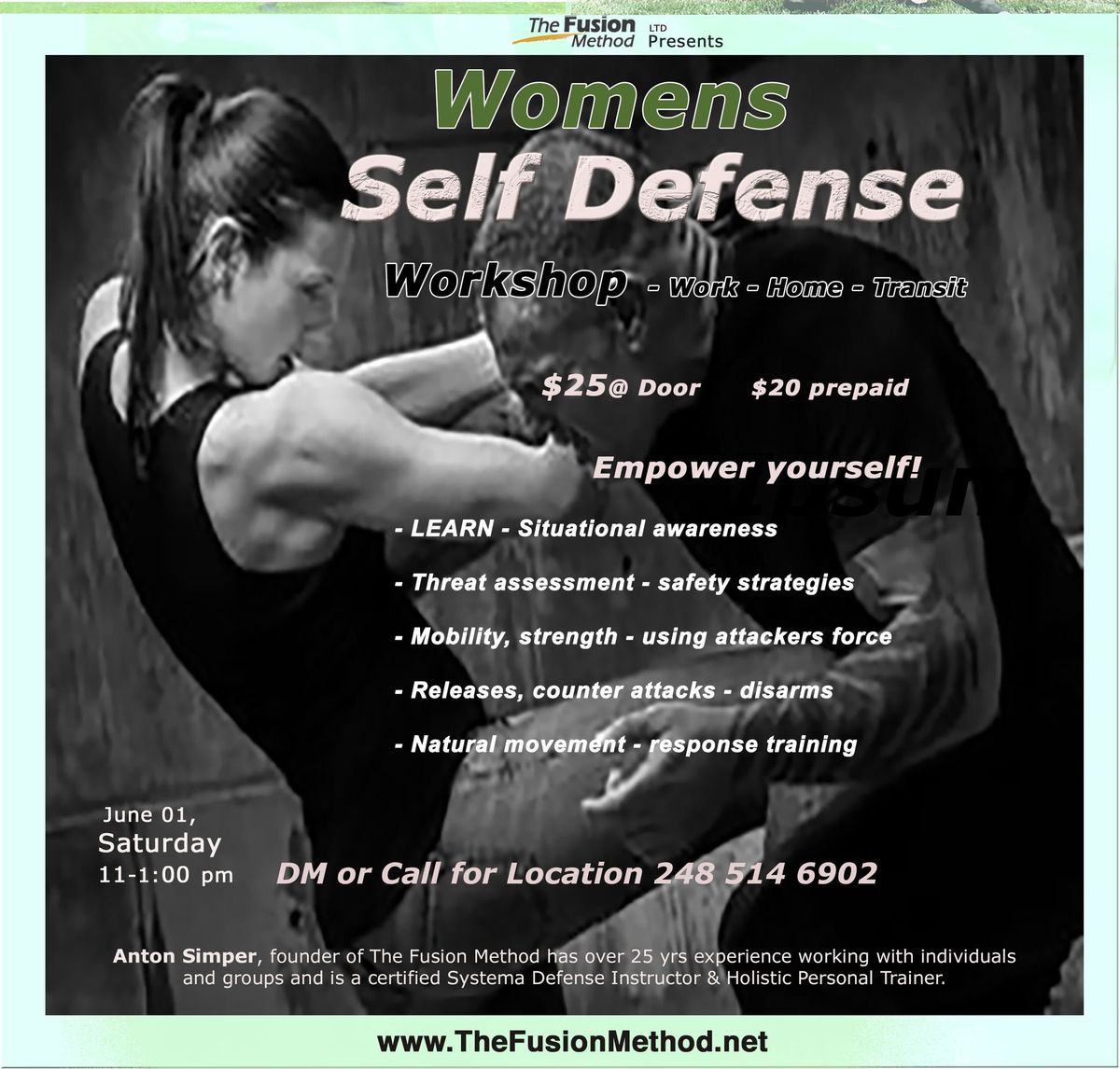Women's Self Defense Workshop