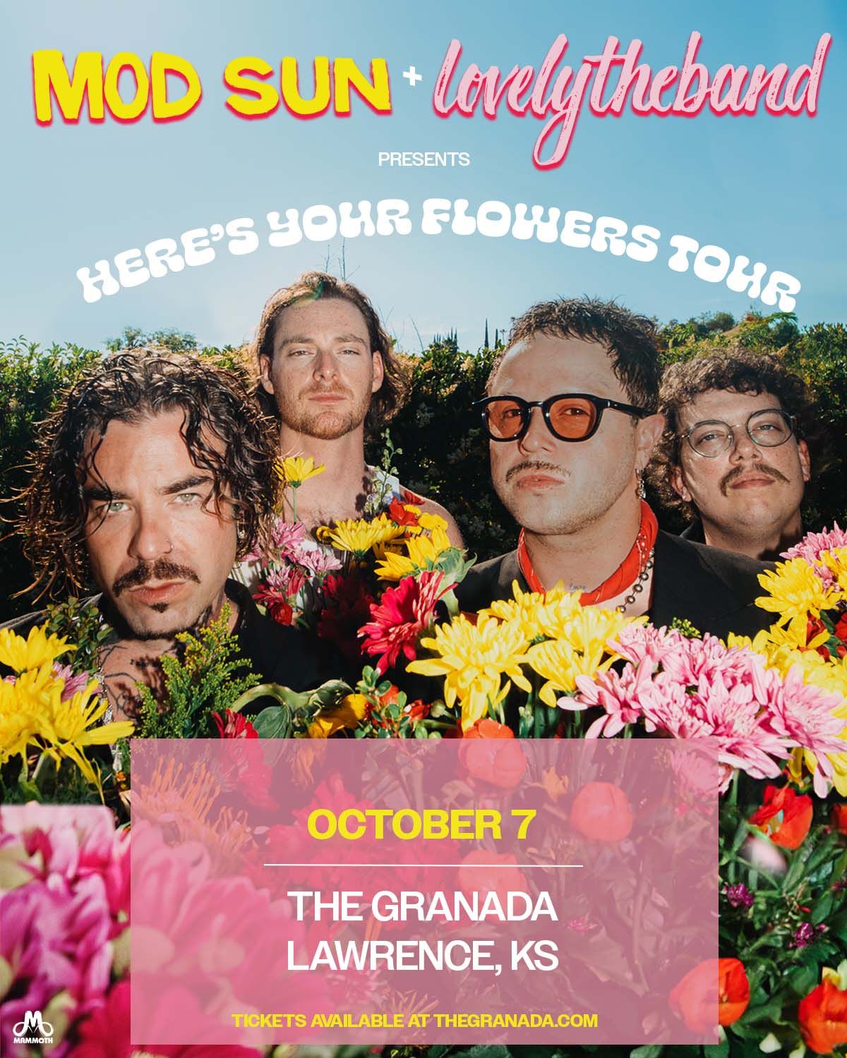 Mod Sun & lovelytheband: Here's Your Flowers Tour 