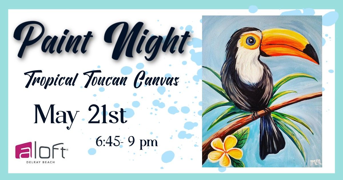 Tropical Toucan Paint Night 
