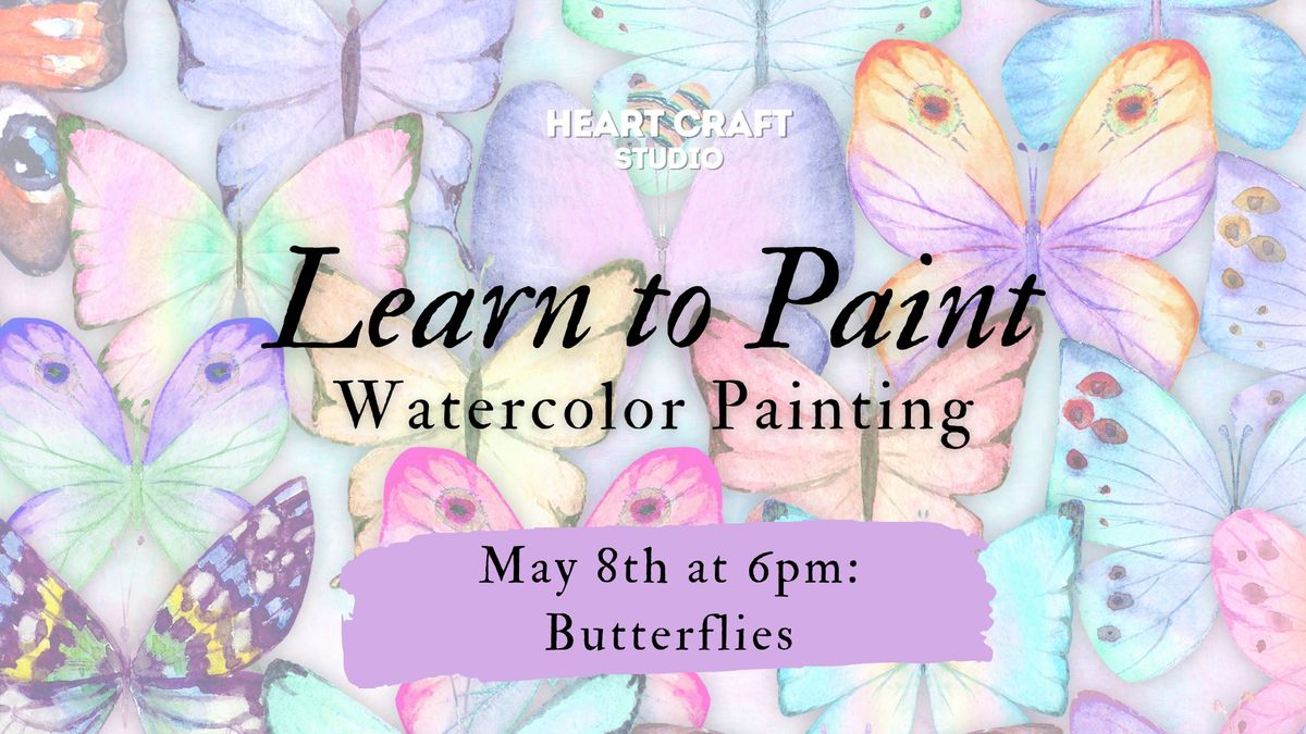 Watercolor Wednesday: Butterflies