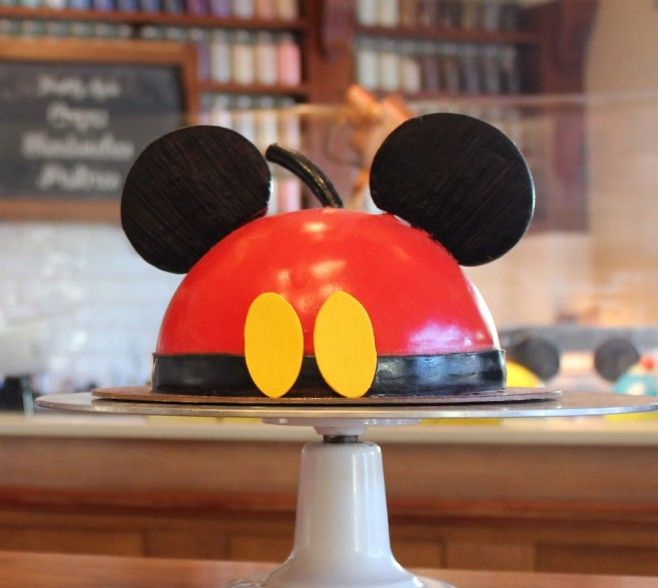 Kids Disney Mickey Mouse Dome Cake