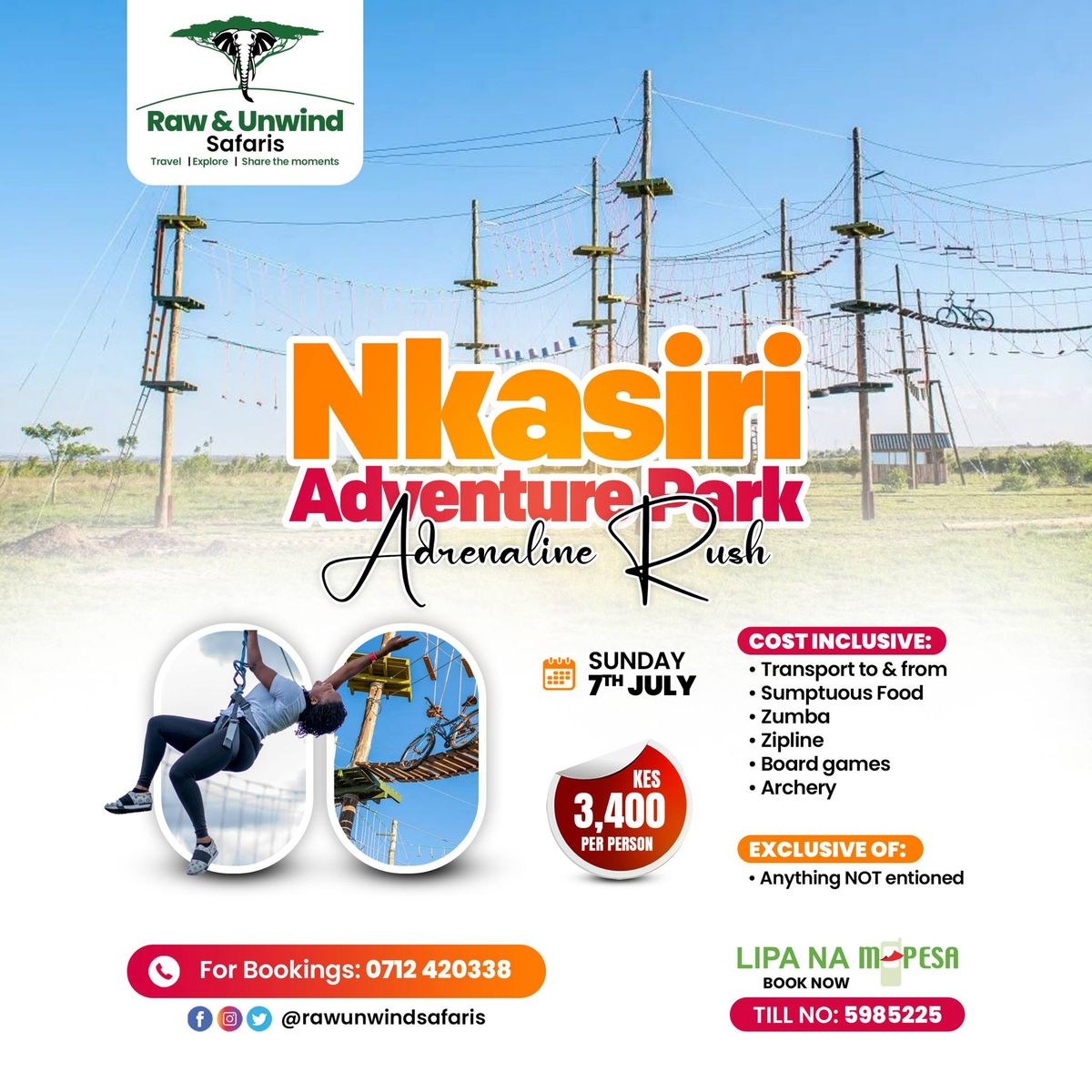 Ready for the Ultimate Adventure? Book Your Nkasiri Adventure Park Tour!