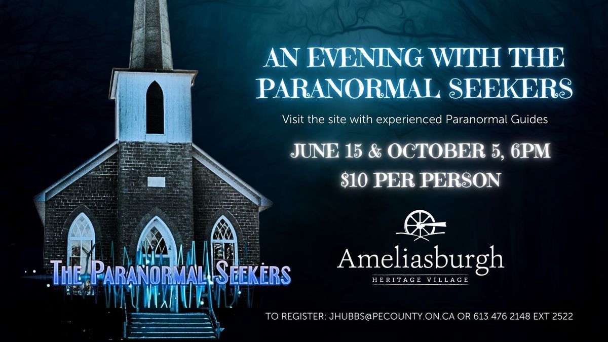 An Evening with the Paranormal Seekers