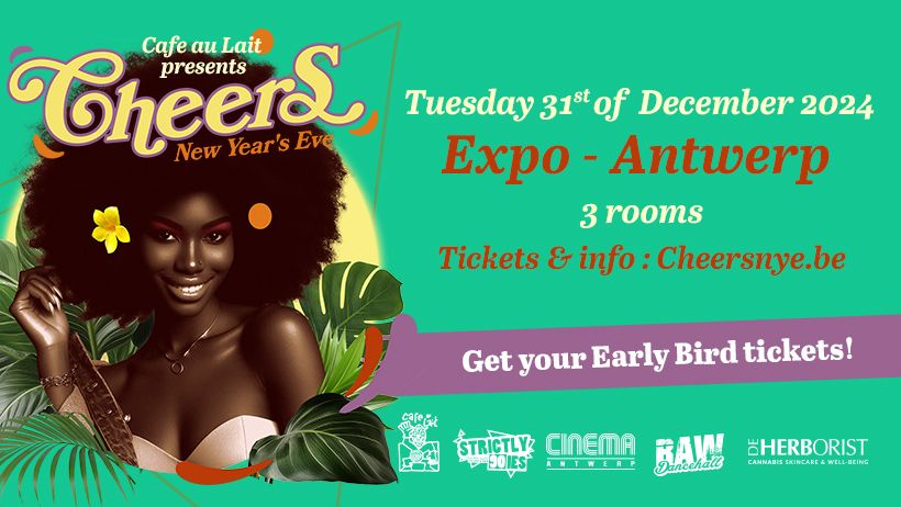 Cafe Au Lait presents CHEERS New Year's Eve