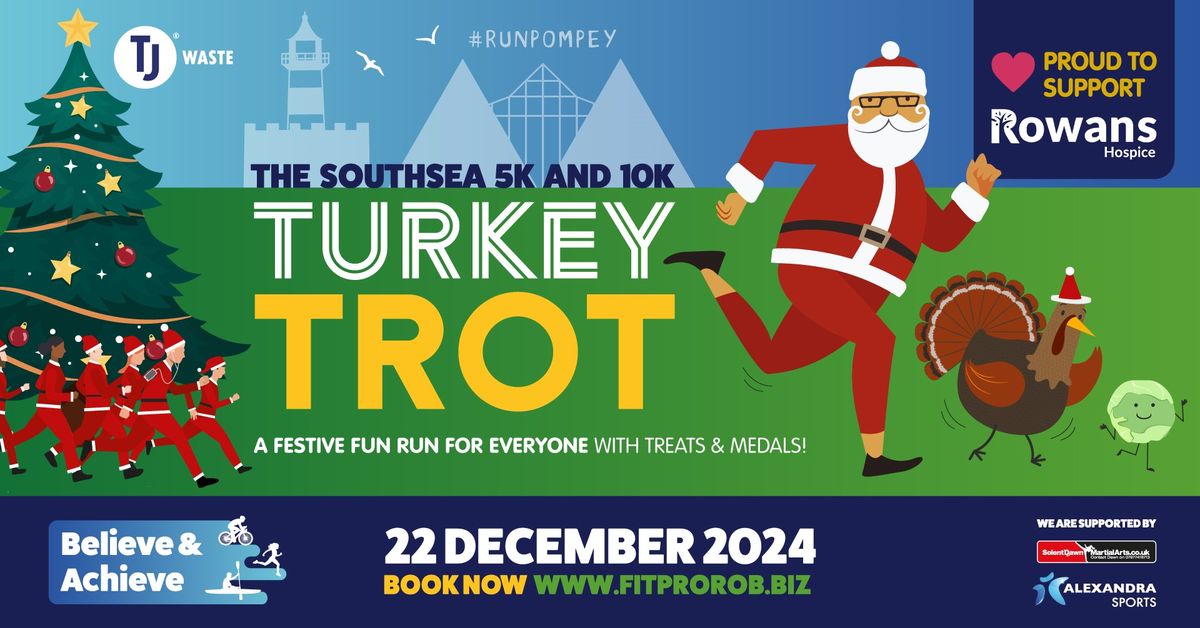 Southsea Santa Runs Turkey Trot 2024 5k and 10k