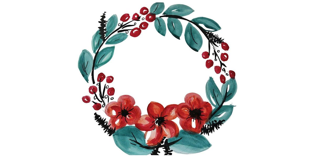 Floral Wreath Watercolor Class