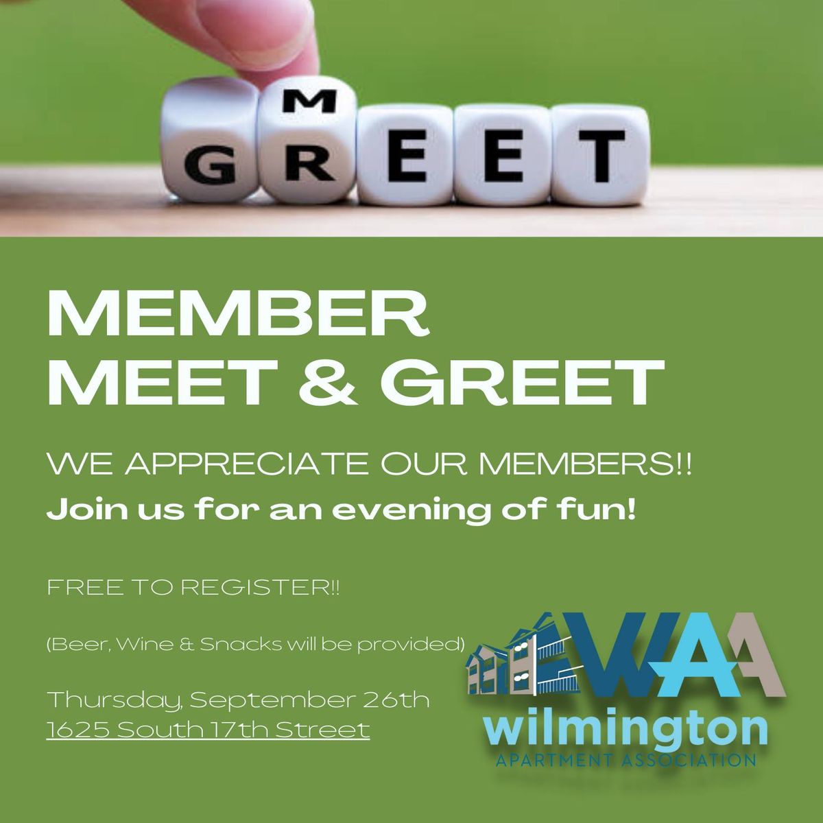 September Member Meet & Greet!