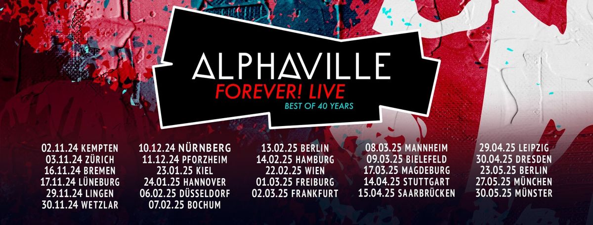 ALPHAVILLE FOREVER! LIVE - BEST OF 40 YEARS: Lingen