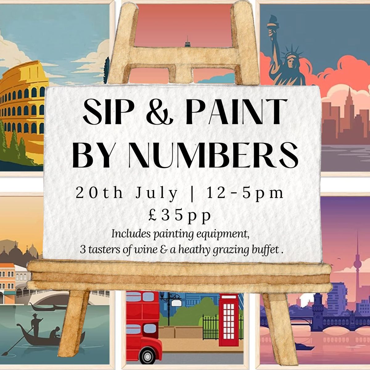 Sip & Paint by Numbers