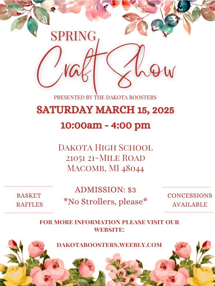 Dakota H.S. Spring Craft Show 2025