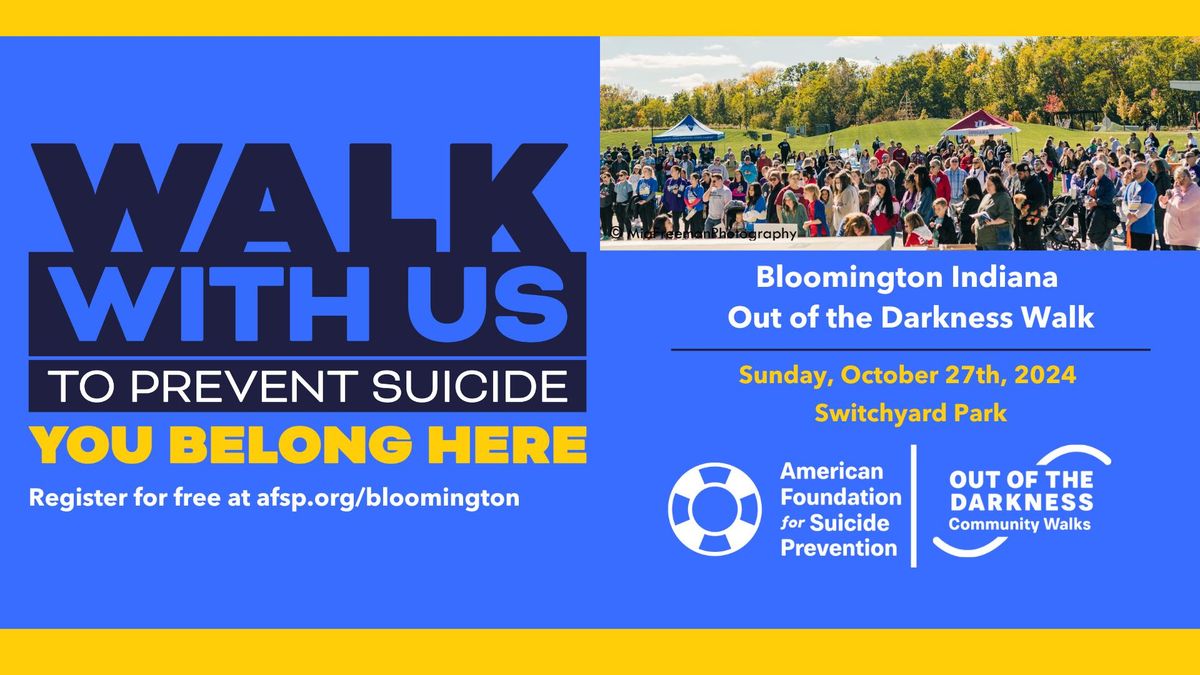 2024 Bloomington Out of the Darkness Walk