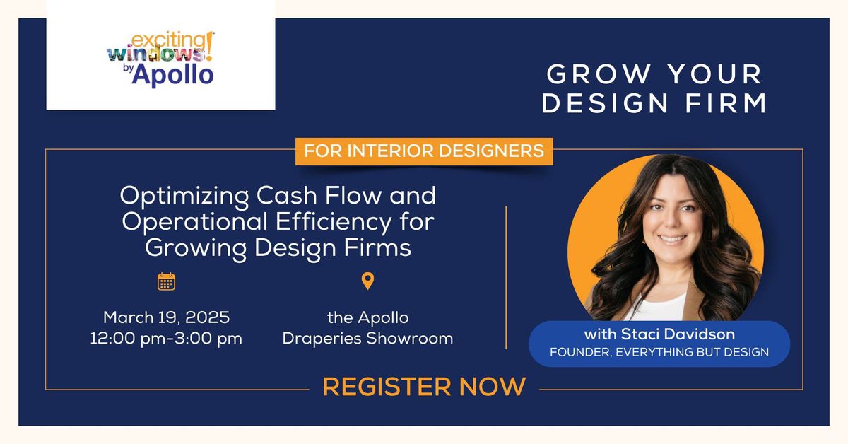 Optimizing Cash Flow and Operational Efficiency for Growing Design Firms