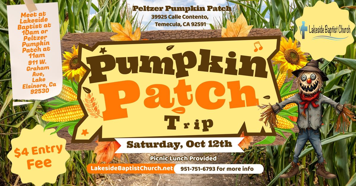 LET'S GO TO THE PUMPKIN PATCH!