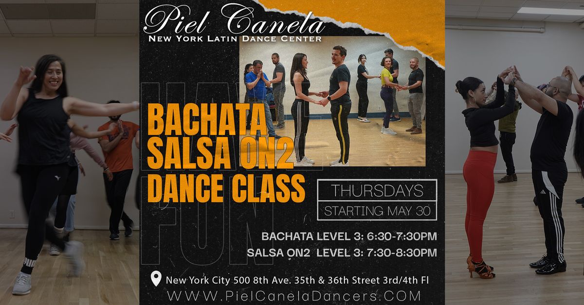 Salsa On2 Dance Class, Level 3 Intermediate