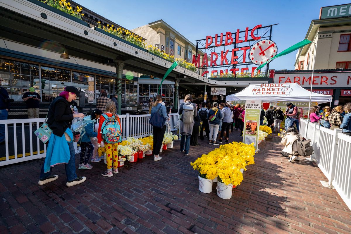 28th Daffodil Day at Pike Place Market