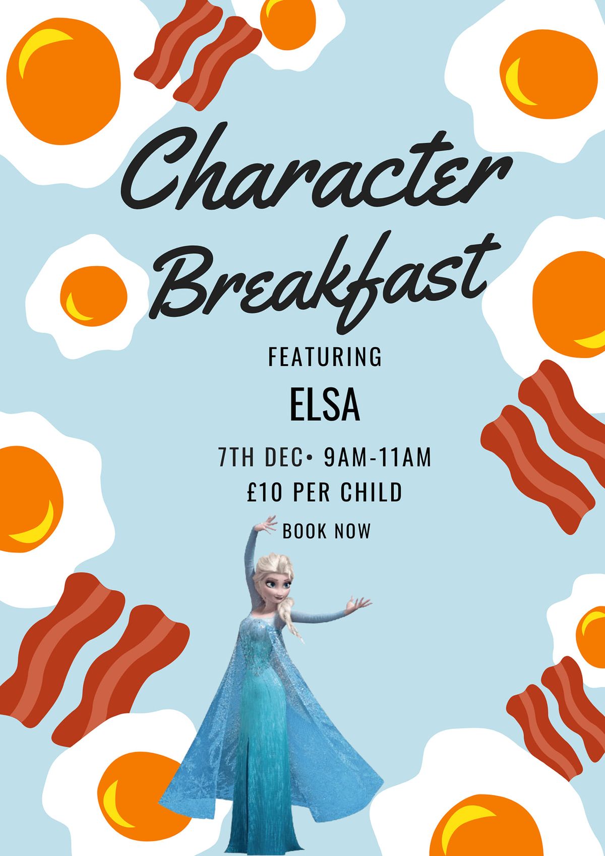 Character Breakfast- Elsa\u2744\ufe0f