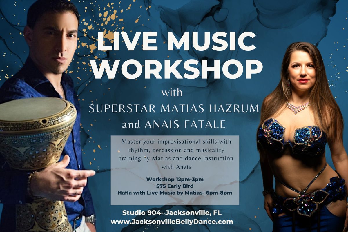 Live Music Workshop with Superstar Matias Hazrum and Anais Fatale