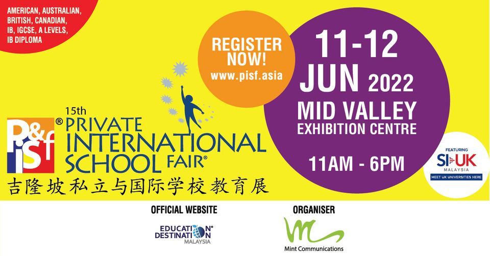 15th Private & International School Fair in Kuala Lumpur