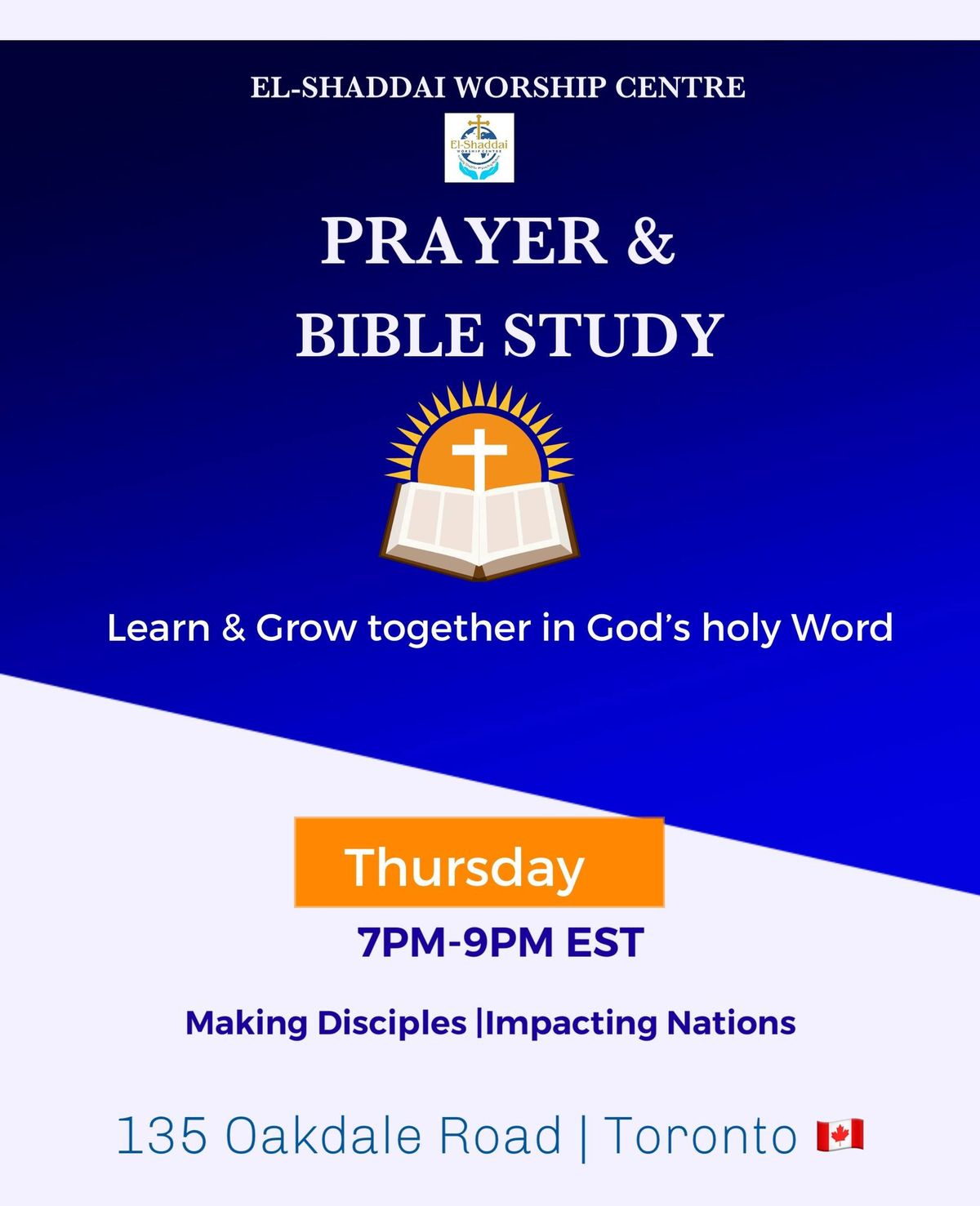 Prayer and Bible Study