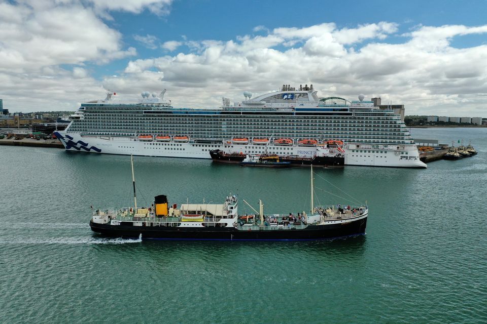 Steamship Shieldhall: Steam to the Solent Cruise and see the cruise ships depart