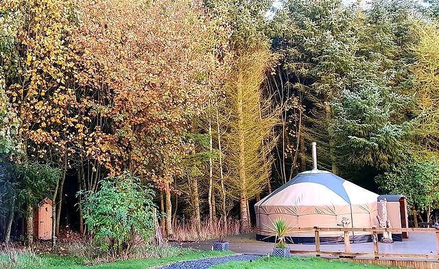 Calm doon at calm space yurt 