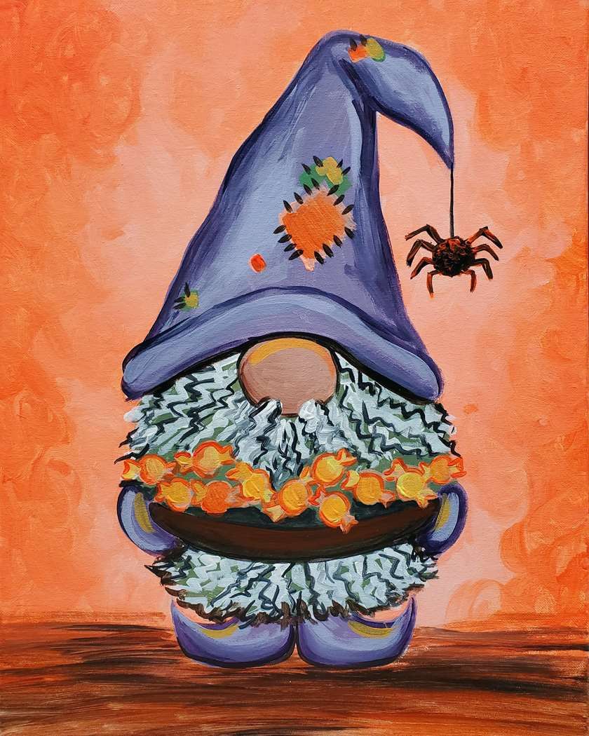 Halloween Gnome-Paint Party