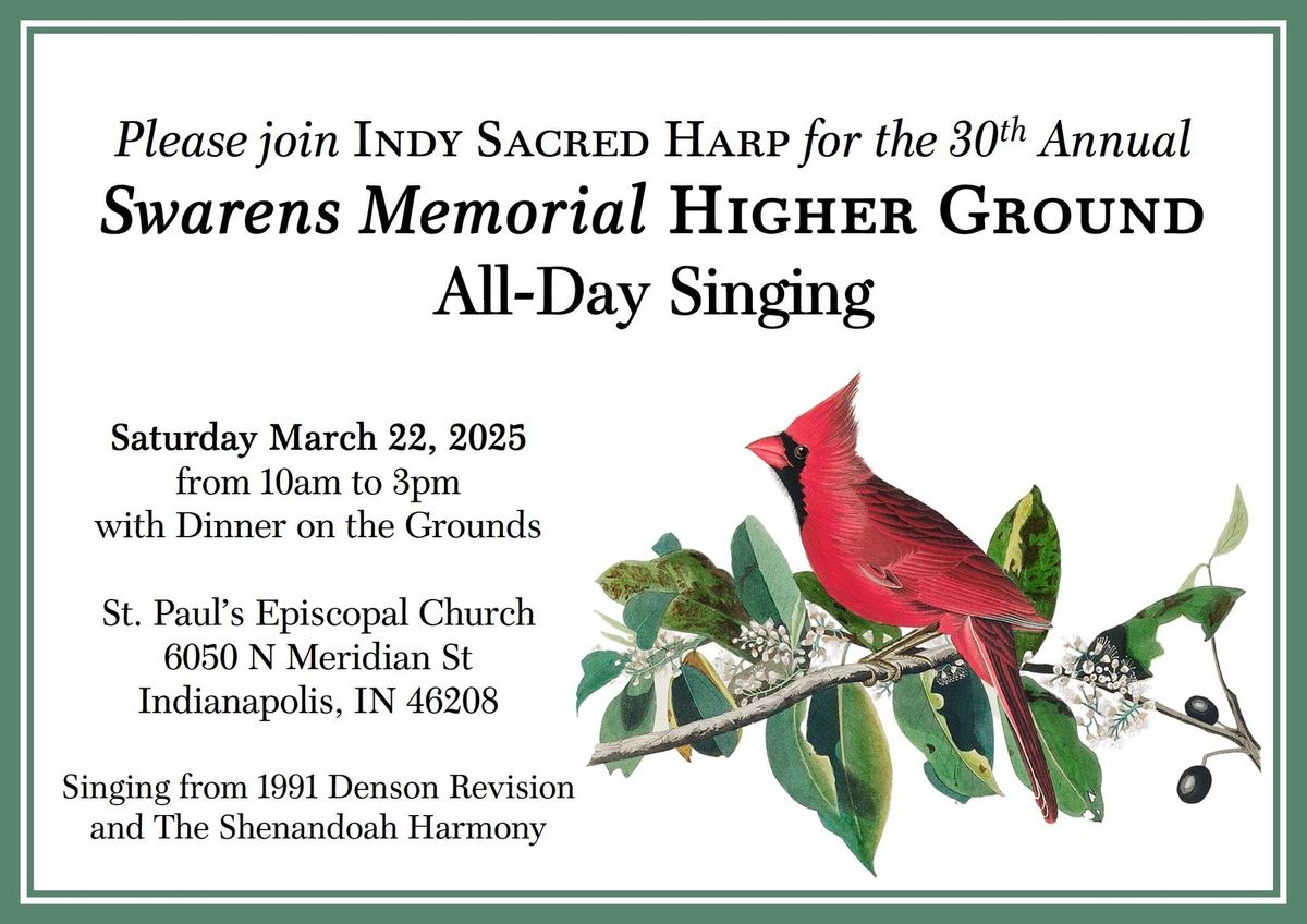 30th Annual Swarens Memorial \/ Higher Ground All-Day Singing