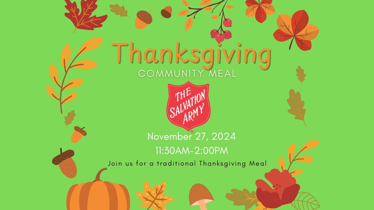 Thanksgiving Community Meal